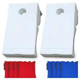 Driveway Games All Weather Corntoss Bean Bag Cornhole Game  White