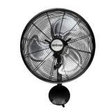 Hurricane 16 Inch Pro High Velocity Oscillating Metal Wall Mount Fan  Black