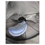 Hurricane 16 Inch Pro High Velocity Oscillating Metal Wall Mount Fan  Black