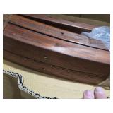 Vivere Double Cotton Hammock with Solid Pine Arc Stand - Blue Lagoon (8ft) (FSC Certified)