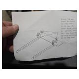 QINGSHA Clamp on Pallet Forks Heavy Duty Tractor Forks with Adjustable Stabilizer Bar Tractor Bucket Forks for Tractor Attachments, Skid Steer, Loader Bucket (43 inches without pole)