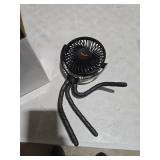 Portable Fan Battery Operated Stroller Fan Flexible Tripod Clip On