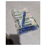 8 Packs Zebra Pen Jimnie Roller Ball Gel Pen, Blue Ink, 0.7mm, Medium Point, 12-Count, Smooth Writing, Quick-Drying, Ergonomic Grip