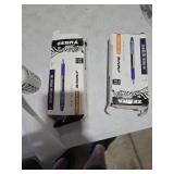 2 Packs Zebra Pen Jimnie Roller Ball Gel Pen, Blue Ink, 0.7mm, Medium Point, 12-Count, Smooth Writing, Quick-Drying, Ergonomic Grip