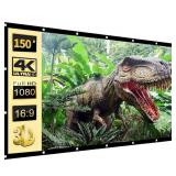 Outdoor Projector Screen 150 inch, Projector Screen 16:9 SCREEN ONLY