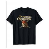 Disney Pirates of the Caribbean Skull and Swords Logo T-Shirt XL