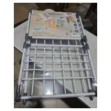 YUBELLES Clothes Drying Rack, Gullwing Laundry Rack, Collapsible, Space-Saving Laundry Rack, with Sock Clips, for Clothes, Towels, Linens, Indoor/Outdoor