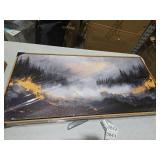 Framed Canvas Wall Art for Living Room Large Black and White Forest Wall Art Natural Landscape Canvas Prints Ready to Hang for Bedroom Bathroom Office Living Room Size 20x40