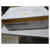 Commercial Hard Roll Towels  800 Feet per Roll  6 Rolls