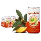 Spindrift Mango Black Tea Can 12 Ounce (Pack of 24)