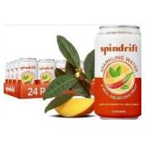Spindrift Mango Black Tea Can 12 Ounce (Pack of 24)