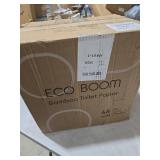 ECO BOOM Toilet Paper 100% Bamboo 3-fly, PFAS Free, BPA Free, Septic Safe, 48 mega Rolls, FSC Certified, 360 Sheets, Plastic & Chemical Free