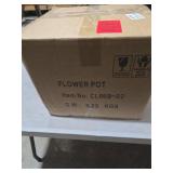 LITUDISO 5+6+8 Inch Ceramic Pots for Plants, Ceramic Planters with Drainage Holes and Saucers, Indoor-Outdoor Round Flower Pot, Stripe Garden Planter, Succulent Orchid Pots Set of 3 - Green