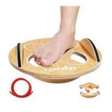 Yes4All Balance Trainer Board Ergonomic Wobble Rocker Board For Foot And Toes