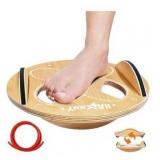 Yes4All Balance Trainer Board Ergonomic Wobble Rocker Board For Foot And Toes