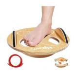 Yes4All Balance Trainer Board Ergonomic Wobble Rocker Board For Foot And Toes