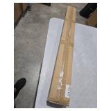 Muzata 10P 44\" Hollow Satin Black Iron Double Twist Metal Balusters 1/2\" Wrought Iron Balusters for Staircase Interior Square Spindles Decorative Stair, WT14