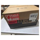 YPQXYHDA 36\" Crystal Ceiling Fan with Light Gold Dimmable LED Fandelier Modern Chandelier Ceiling Fan for Bedroom Dining Room with Timmi Function