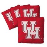 NCAA Houston Cougars Cornhole Bags - 4PK - Red