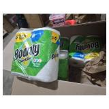 4 Packs Bounty Select-A-Size Paper Towels, White, 2 Triple Rolls = 6 Regular Rolls