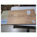 Twin XL Bed Frame, 18 Inch Metal Platform, Heavy Duty3500 lbs Weight Capacity No Box Spring Needed Noise Free Steel Slat Support Non-Slip Design Easy Assembly