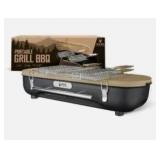 King of the Camps Portable Charcoal Grill - Tabletop Barbecue For Outdoor Cooking - Outdoor Travel Portable BBQ Grill For Camping - Mini Charcoal Grill For Camping Cooking