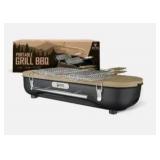 King of the Camps Portable Charcoal Grill - Tabletop Barbecue For Outdoor Cooking - Outdoor Travel Portable BBQ Grill For Camping - Mini Charcoal Grill For Camping Cooking