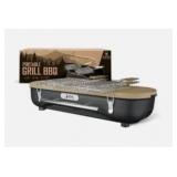 King of the Camps Portable Charcoal Grill - Tabletop Barbecue For Outdoor Cooking - Outdoor Travel Portable BBQ Grill For Camping - Mini Charcoal Grill For Camping Cooking