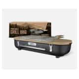 King of the Camps Portable Charcoal Grill - Tabletop Barbecue For Outdoor Cooking - Outdoor Travel Portable BBQ Grill For Camping - Mini Charcoal Grill For Camping Cooking