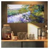 Fall in Amazing Colors Landscape Painting Canvas Wall Art Gallery Wrapped Canvas For Dining Room, Living Room, Bedroom 32x16