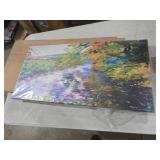 Fall in Amazing Colors Landscape Painting Canvas Wall Art Gallery Wrapped Canvas For Dining Room, Living Room, Bedroom 32x16