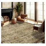 Area Rug 8x10 Floral Carpet for Living Room Dining Room