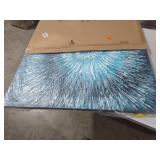 inspire Art,36x36 Inch Modern Abstract Emerald color Texture Oil Paintings 100% Hand-Painted Canvas Wall Art Acrylic Knife Painting Home Decoration Ready to Hang