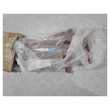 Glitzhome Thanksgiving Yard Stakes Metal Pilgrim Boy Yard Signs Hanging Wall Decors for Thanksgiving Fall Harvest Outdoor Decorations, 36\" H