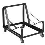 Flash Furniture HERCULES Series Black Steel Sled Base Stack Chair Dolly - Retail: $92