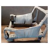 Flash Furniture HERCULES Series Black Steel Sled Base Stack Chair Dolly - Retail: $92