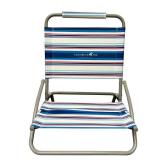 Caribbean Joe Low Steel Outdoor Portable Beach Chair