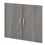 Studio C Bookcase Door Kit in Platinum Gray - Engineered Wood - Retail: $108