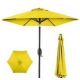 Modern Yellow Patio Umbrella with Crank - Retail: $89