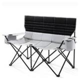 Portable 2- Seat Folding Sports Bench - Retail: $149