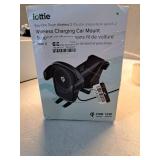iOttie Easy One Touch Wireless 2 Car & Desk Mount with 10W Qi Wireless Charging Mount - Black: Micro USB Cable, Car Adapter - Retail: $97