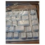 North Base Computer Keyboard - White: 60% Mechanical USB-A, 68 Keys, Backlit