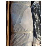 Memory Foam Filled Bean Bag Chair with Corduroy Cover Cream - Room Essentials - Retail: $85