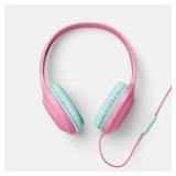 Wired On-Ear Headphones - heydayâ¢ Candy Pink: Built-in Mic, Foam Cushions - Retail: $10