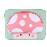 Mimicoco Mushroom Character Pocket Laptop Sleeve: Fits Most Laptops Up to 14" - Retail: $30