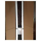 ROVOGO Unibody Shower Panel Tower with 4 Modes (Rainfall Shower, Body Jets, Handheld and Tub Spout), No Battery Needed Led Lights and Temp Display, 304 Stainless Steel Shower Column, Black - Retail: $