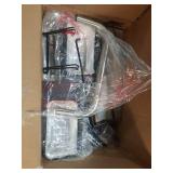 Daytona 4-Burner Propane Gas Grill 36 in. Flat Top Griddle in Black with Stainless Steel Lid - Retail: $399