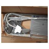 EVAJOY 24ft x 52inch Metal Frame Swimming Pool Set, Round Above Ground Pool Set (SEE DETAILS) - Retail: $100