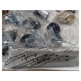 Kitchen Island with Drop Leaf, Rolling Cart with Storage Cabinets, Solid Wood Island Table on Wheels for Kitchen with 4 Drawers, Towel Bars, Spice Rack, White, Box 1/2 2/2 - Retail: $234