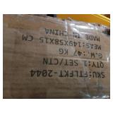 Kitchen Island with Drop Leaf, Rolling Cart with Storage Cabinets, Solid Wood Island Table on Wheels for Kitchen with 4 Drawers, Towel Bars, Spice Rack, White, Box 1/2 2/2 - Retail: $234